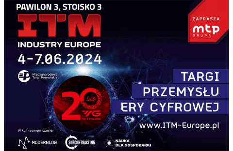 Świętuj z nami jubileusz 20-lecia na targach ITM Industry Europe